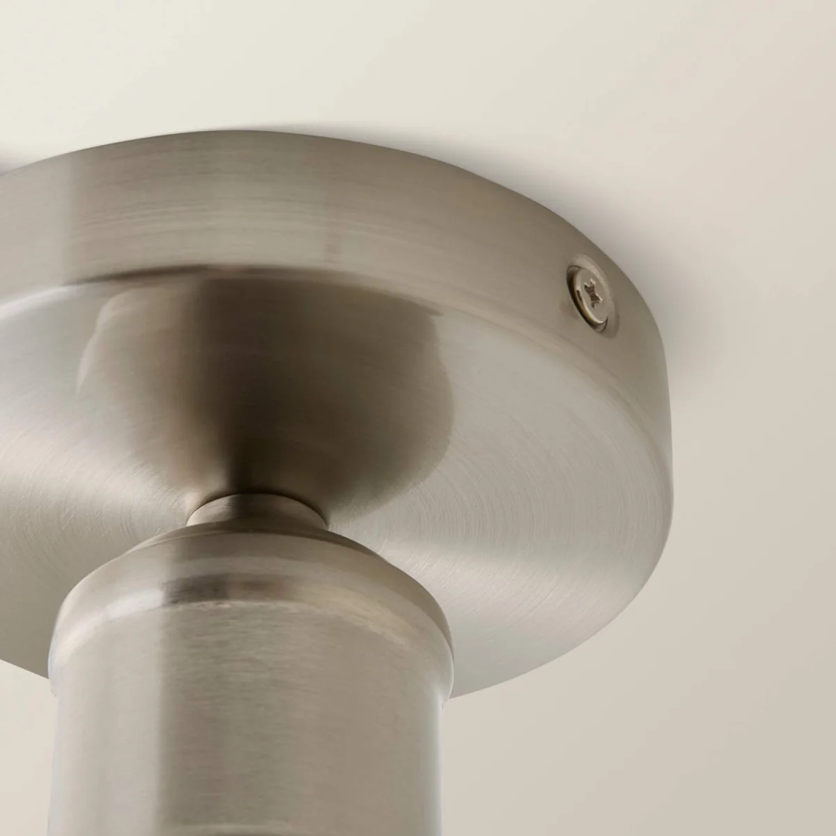 Shaw Flush Ceiling Light Fitting - Brushed Chrome – image 4