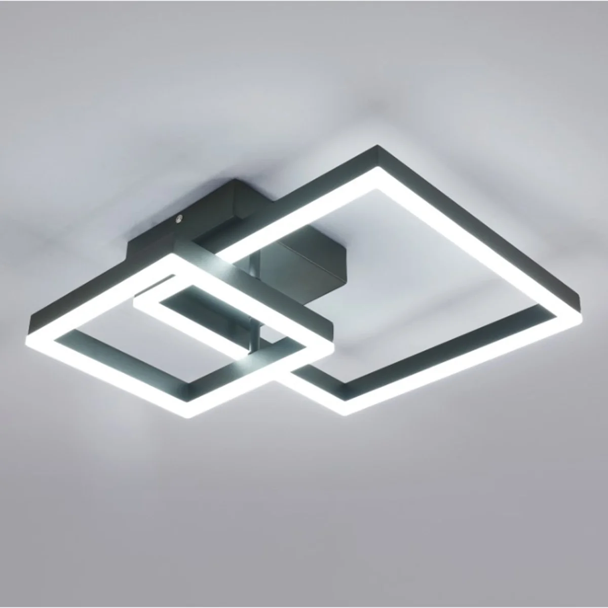 Ceiling Light Black Square - Black – image 1