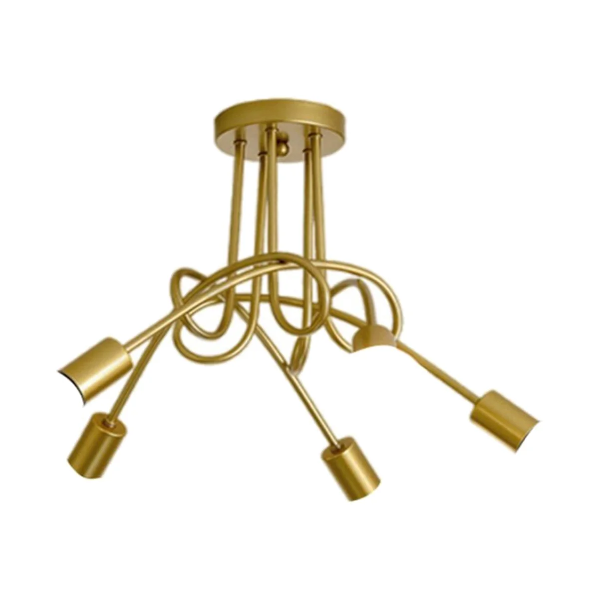 Ceiling Light Gold 5 Lights - Gold – image 1