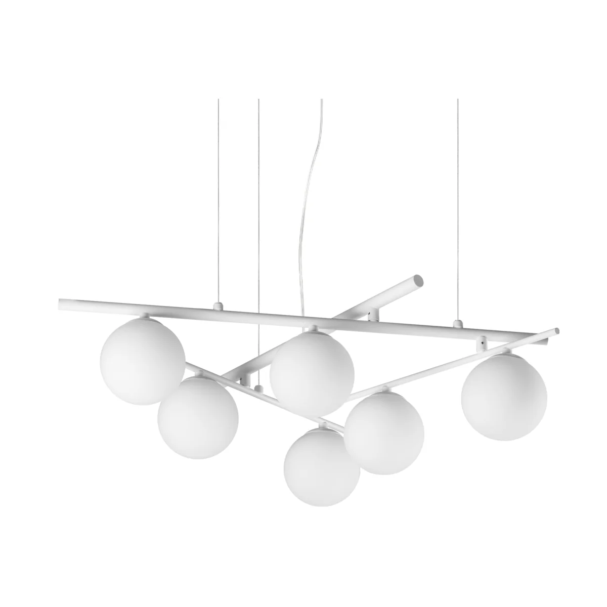 Ideal Lux Lighting Atlas Pendant Light White - White