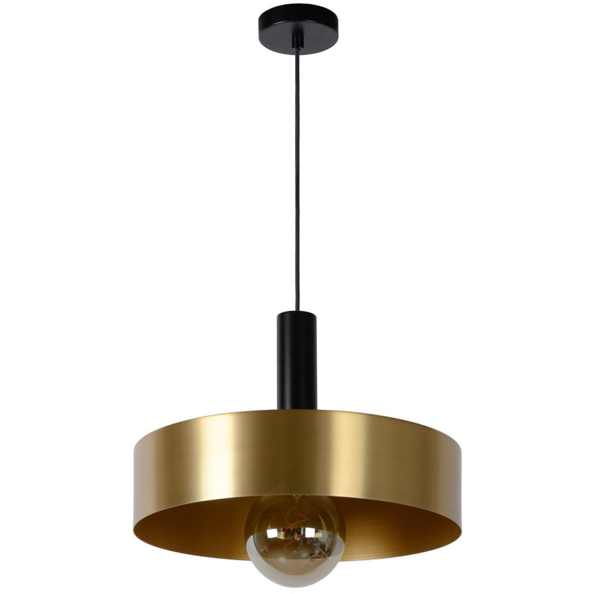 Giada Retro Pendant Light Matt Gold - Black – image 3