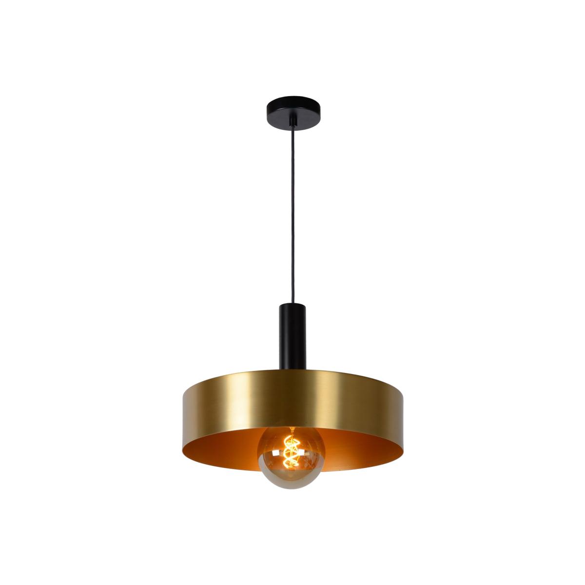 Giada Retro Pendant Light Matt Gold - Black – image 1