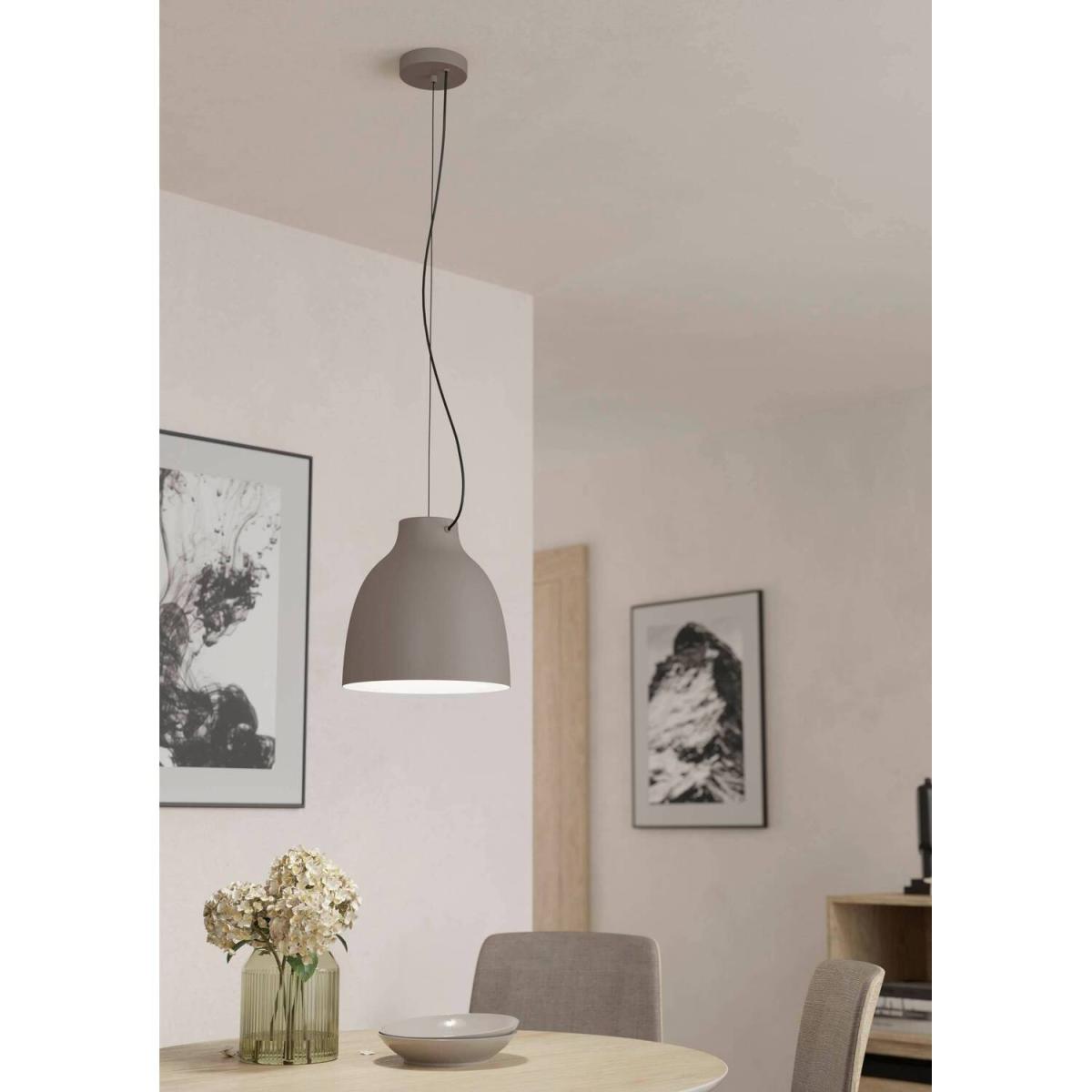Eglo Camasca IP20 Modern Taupe Steel Pendant Light - Brown – image 2