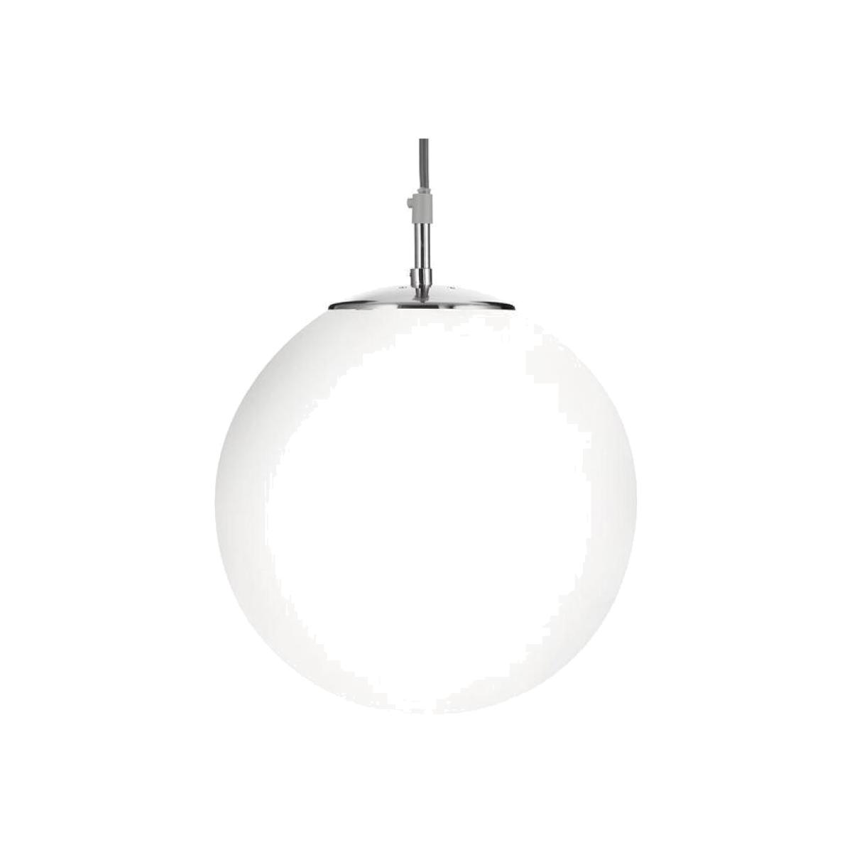 Globe 1 Light Large Ceiling pendant - Satin Silver