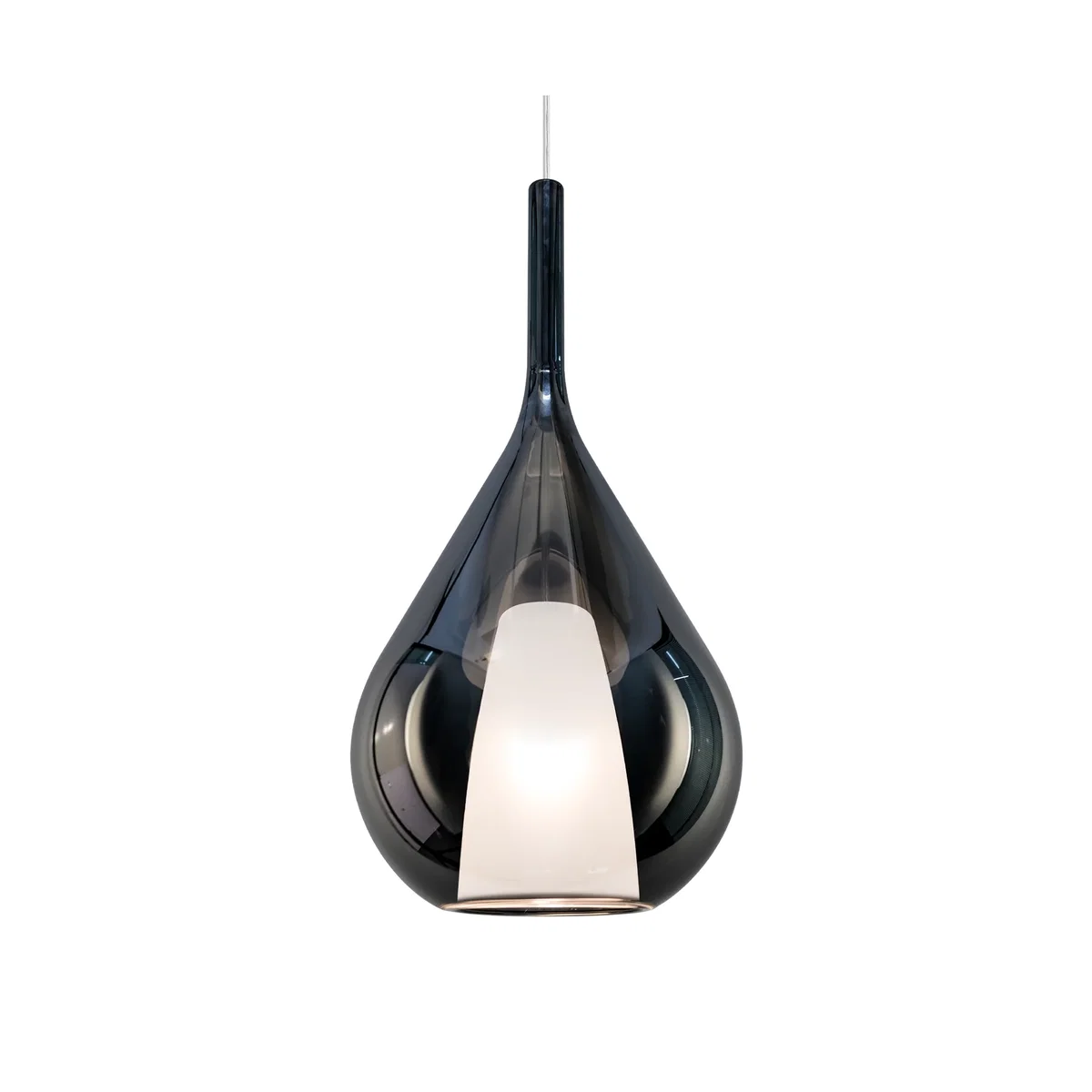 Ideal Lux Lighting Kalique Pendant Light Grey B - Grey