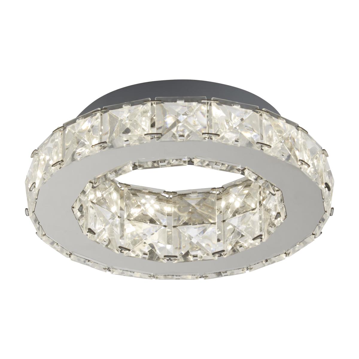 LED Flush in Chrome - Silver – image 1