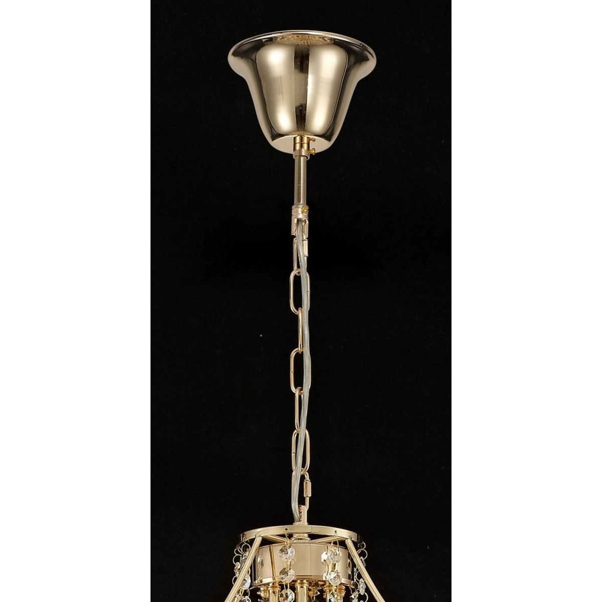 Inina Ceiling Pendant 7 Light E14 French Gold, Crystal - French Gold – image 3