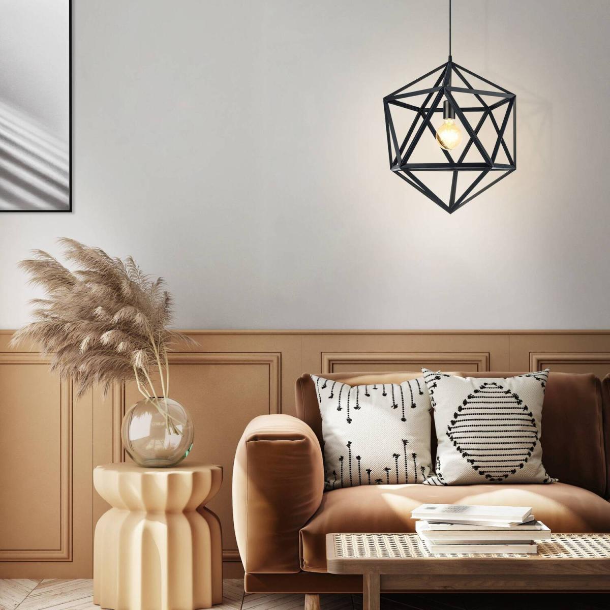 EGLO Embleton 460 Black Pendant - Black – image 2