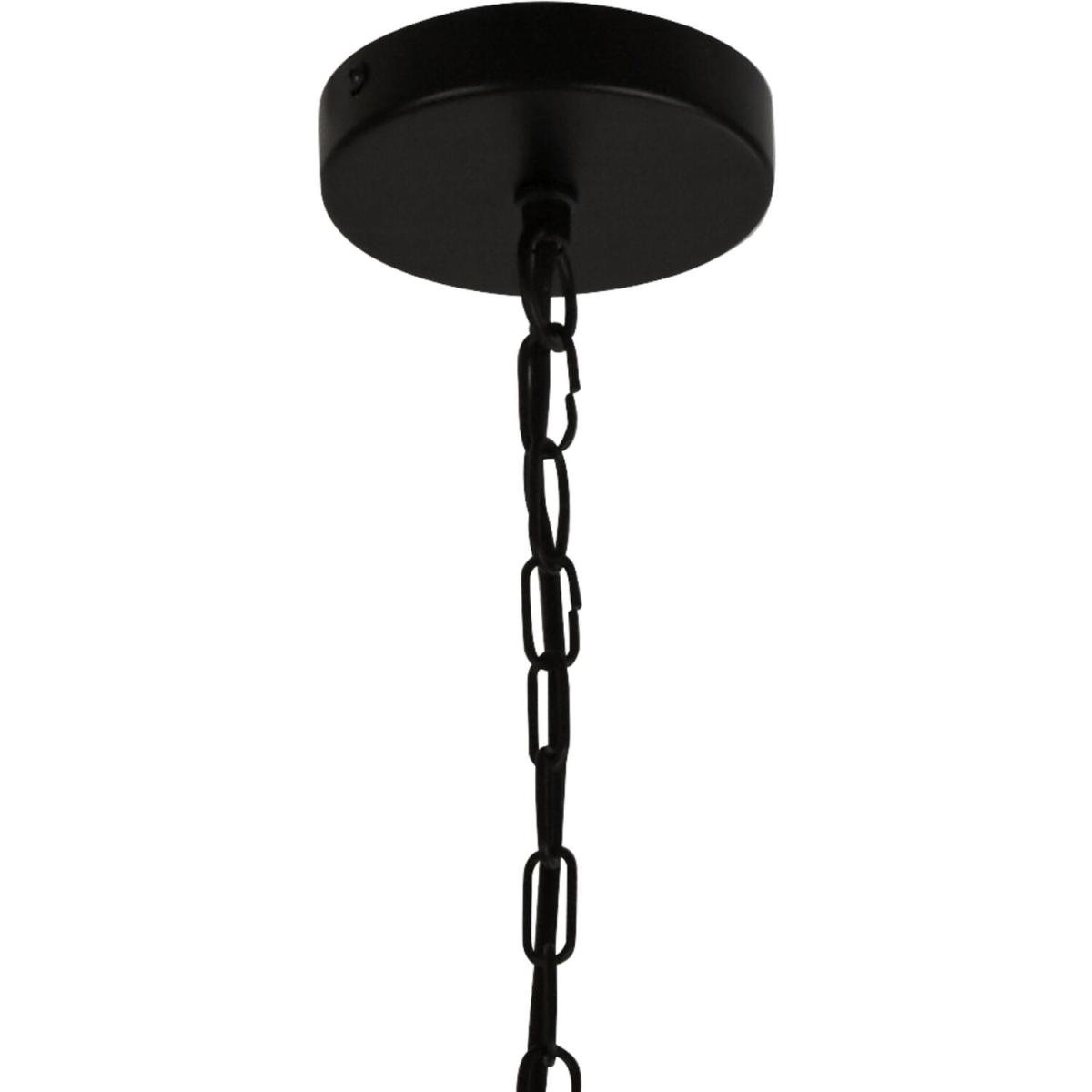 Bergen Matt Black 3Lt Pendant - Black – image 2
