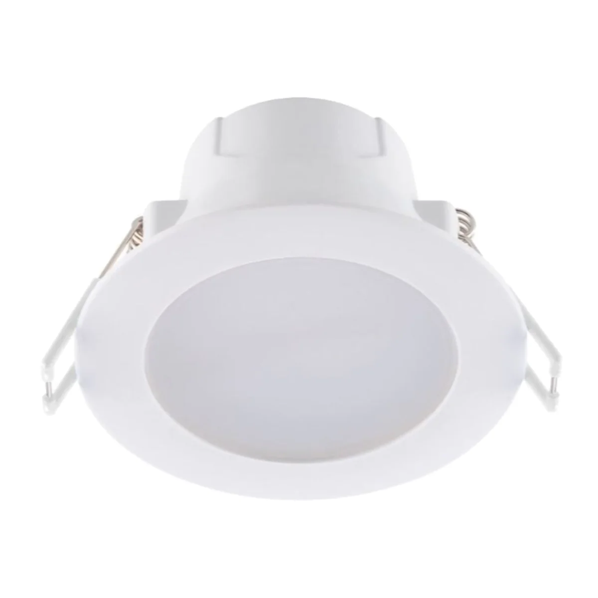 Set Of 30 Downlight Bathroom Recessed Downlights - White And Frosted Plastic Diffuser – image 1