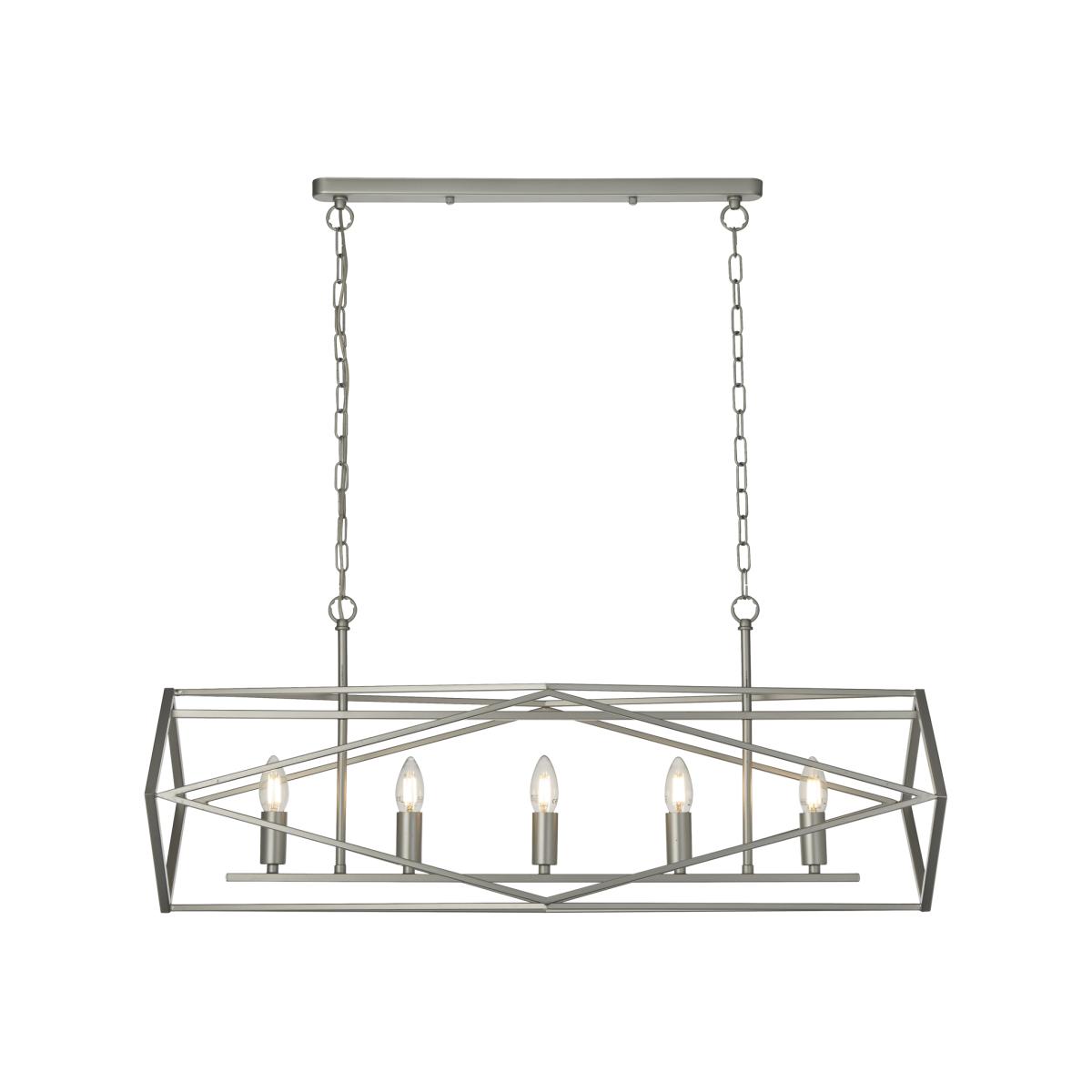 Charleston Satin silver 5Lt Pendant - Silver – image 1