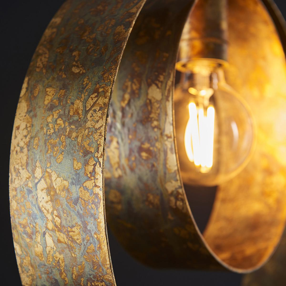 Messina Pendant Ceiling Light Gold Patina Finish Dark Bronze Paint - Gold Patina Finish & Dark Bronze Paint – image 4