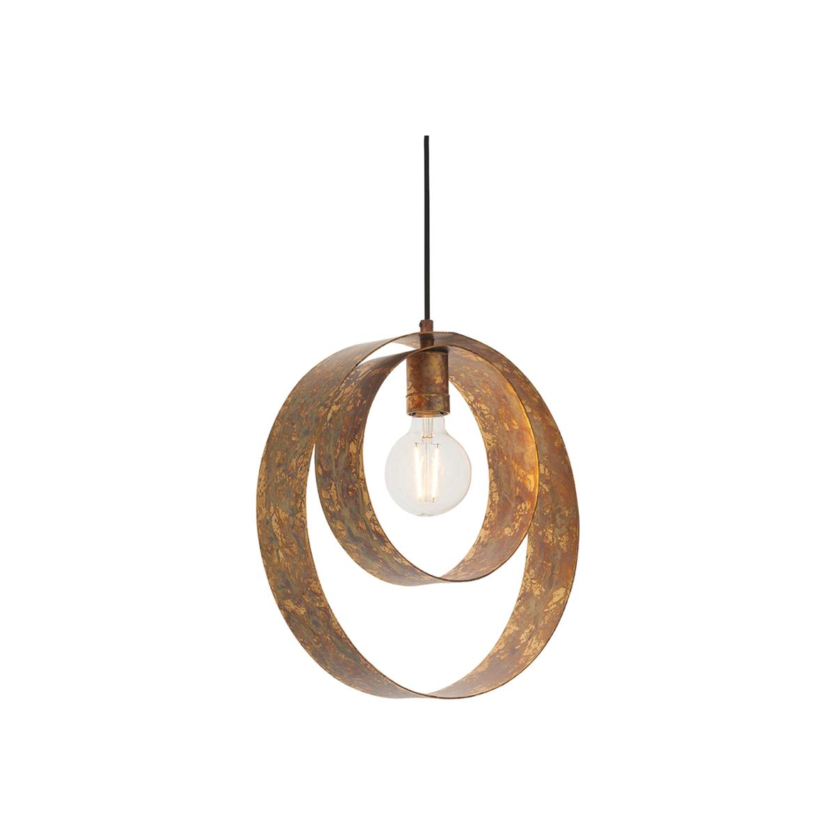 Messina Pendant Ceiling Light Gold Patina Finish Dark Bronze Paint - Gold Patina Finish & Dark Bronze Paint – image 1