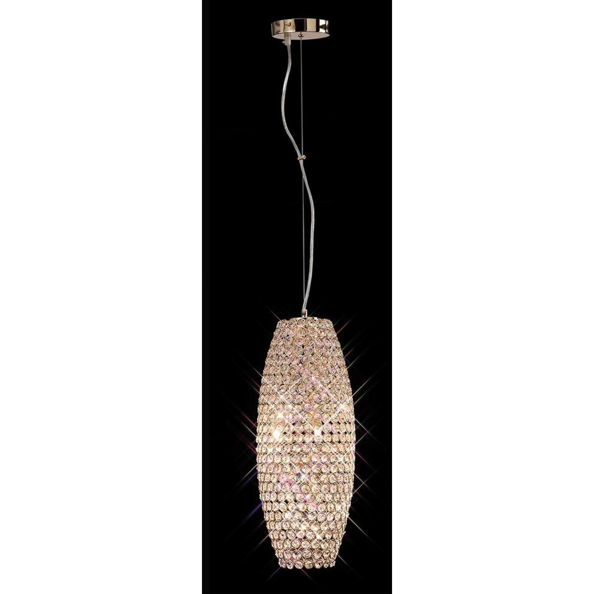Kos Ceiling Pendant 4 Light French Gold, Crystal - French Gold – image 2
