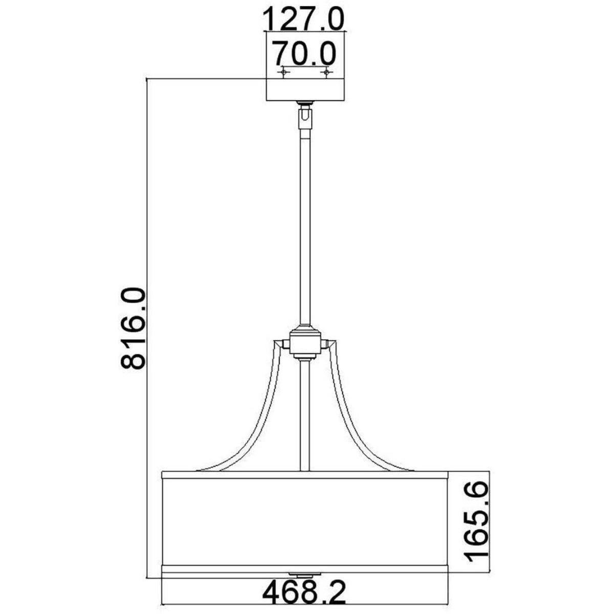 Prospect Park 4 Light Round Ceiling Pendant Satin Nickel, Chrome, E27 - Satin Nickel – image 2