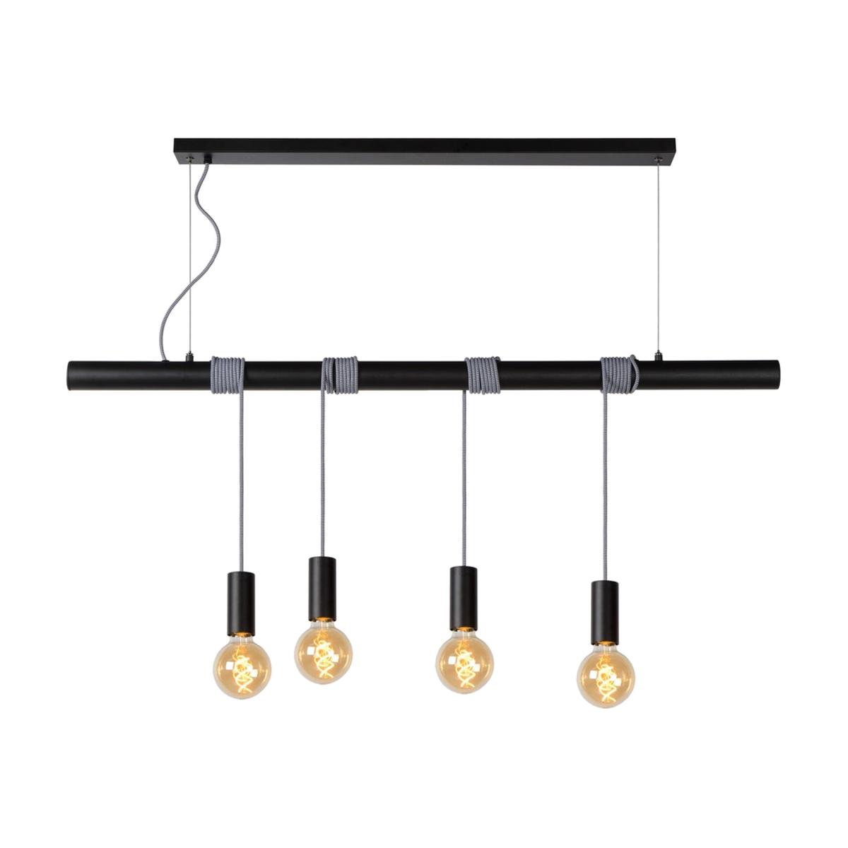 Jaime Modern Bar Pendant Light Black - Black