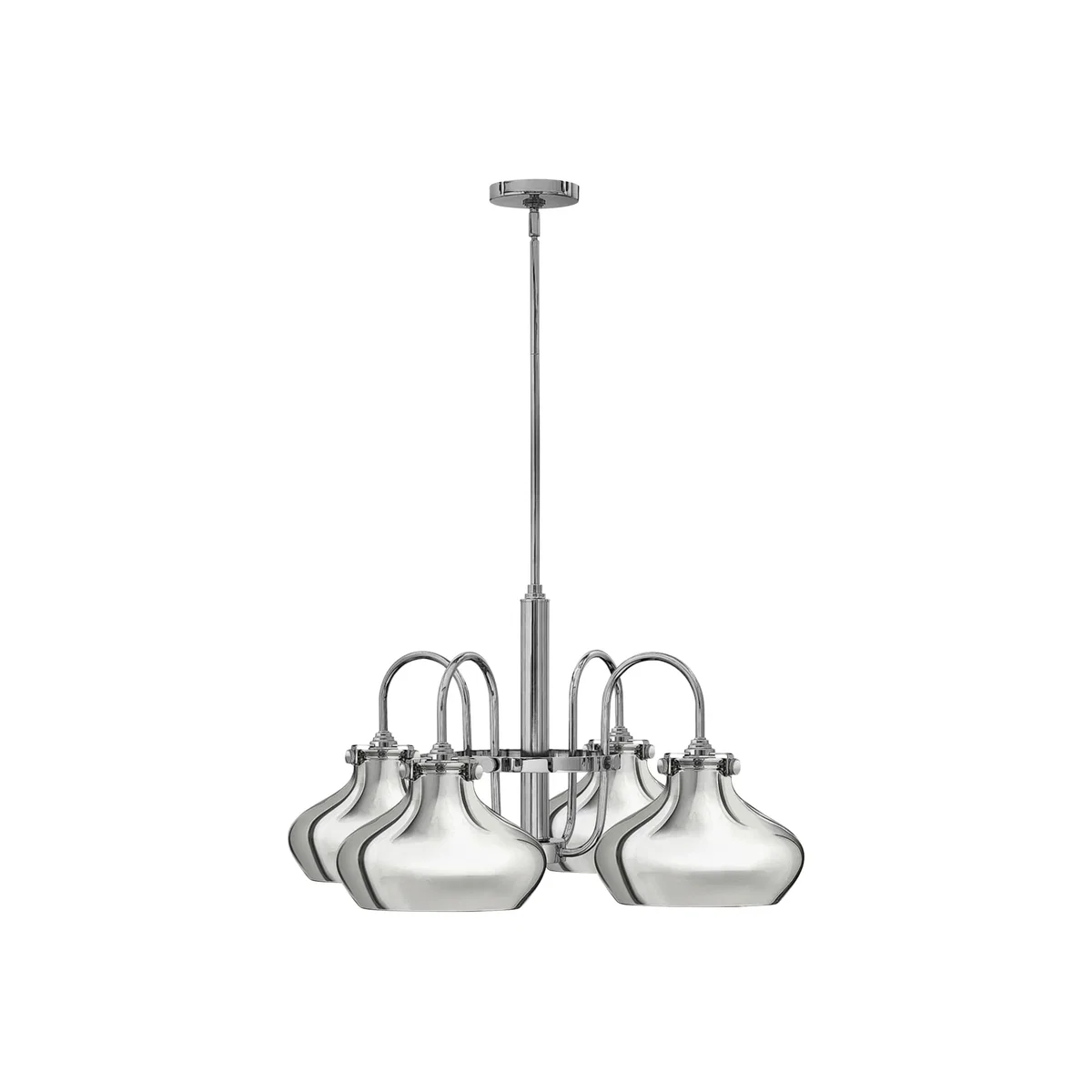 Elstead Lighting Hinkley Pendant Light Chrome - Chrome – image 1
