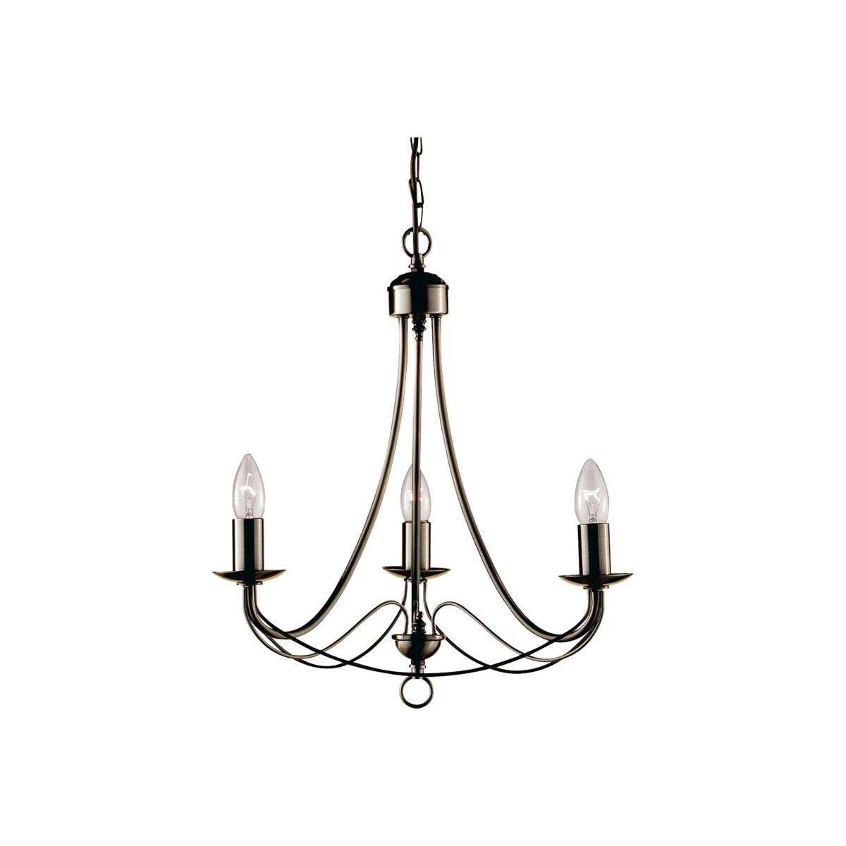 Antonina Antique Brass 3Lt Pendant - Brass – image 1
