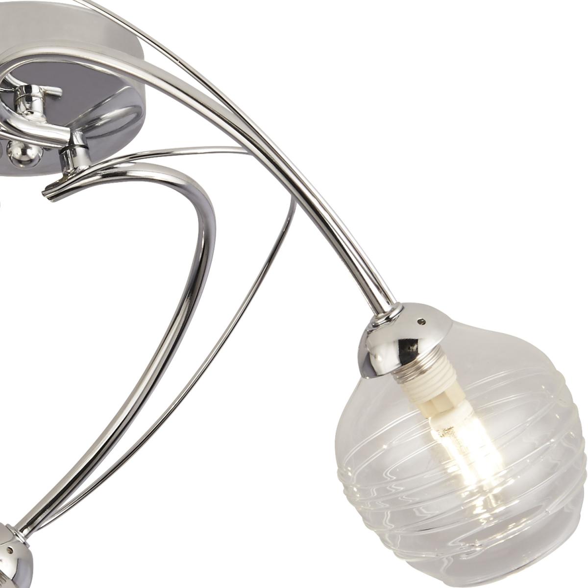Skope 3Lt Chrome Ceiling Light - Silver – image 2
