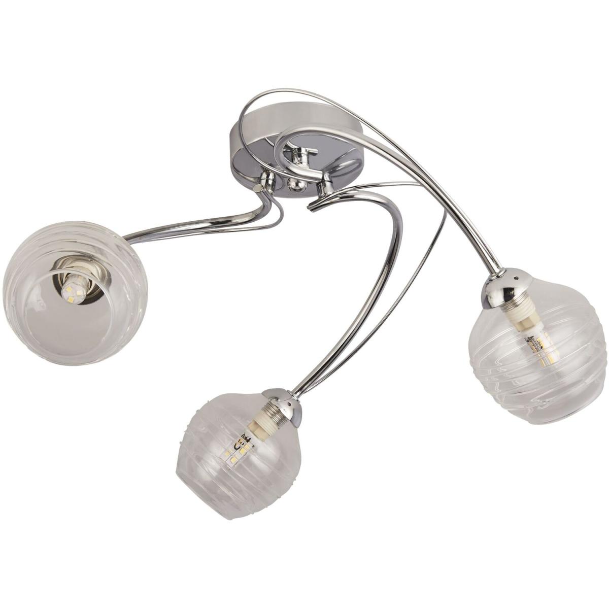 Skope 3Lt Chrome Ceiling Light - Silver – image 3