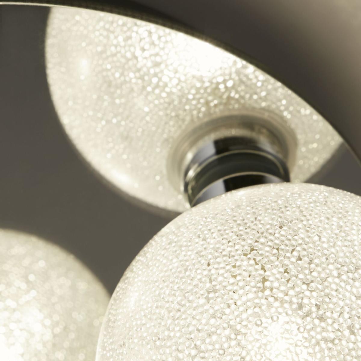 3 Light Bathroom Flush - Silver – image 2