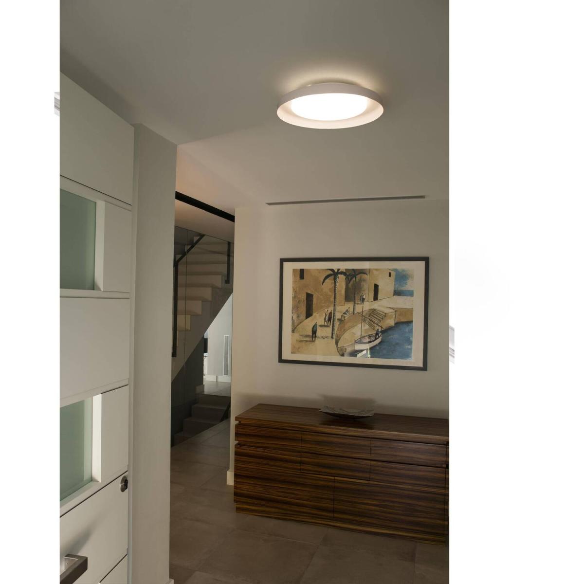 Dolmen LED White Flush Ceiling Lamp 40cm - White – image 3