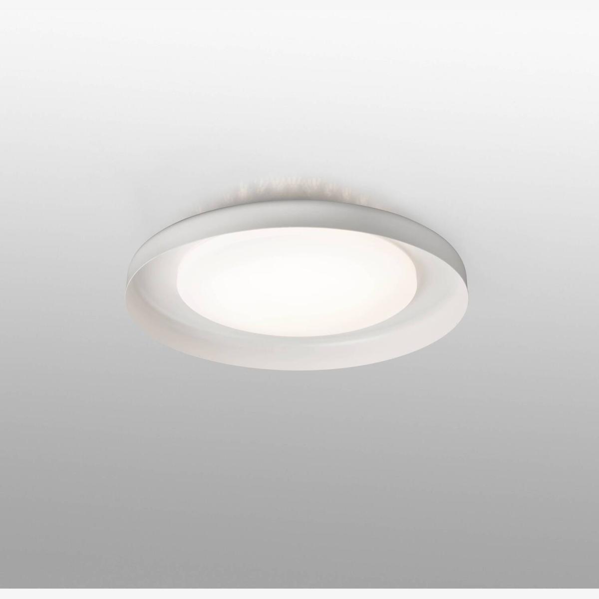 Dolmen LED White Flush Ceiling Lamp 40cm - White – image 1