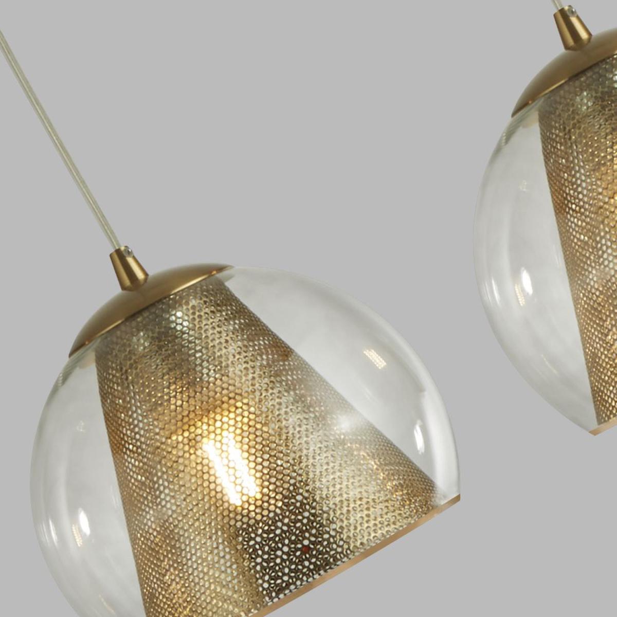 Martha Satin Brass 4Lt Pendant - Brass – image 2