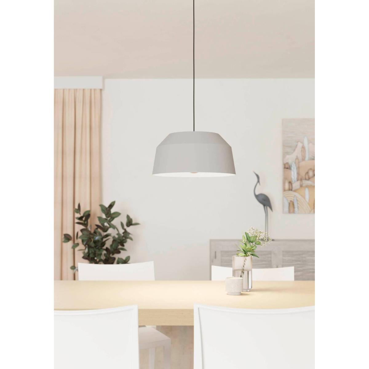 Eglo Contrisa IP20 Grey Steel Scandi Pendant Light - grey – image 2