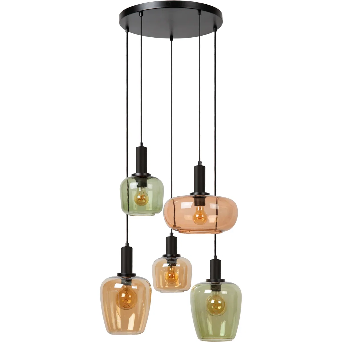 Lucide Pendant Light Black - Black – image 2