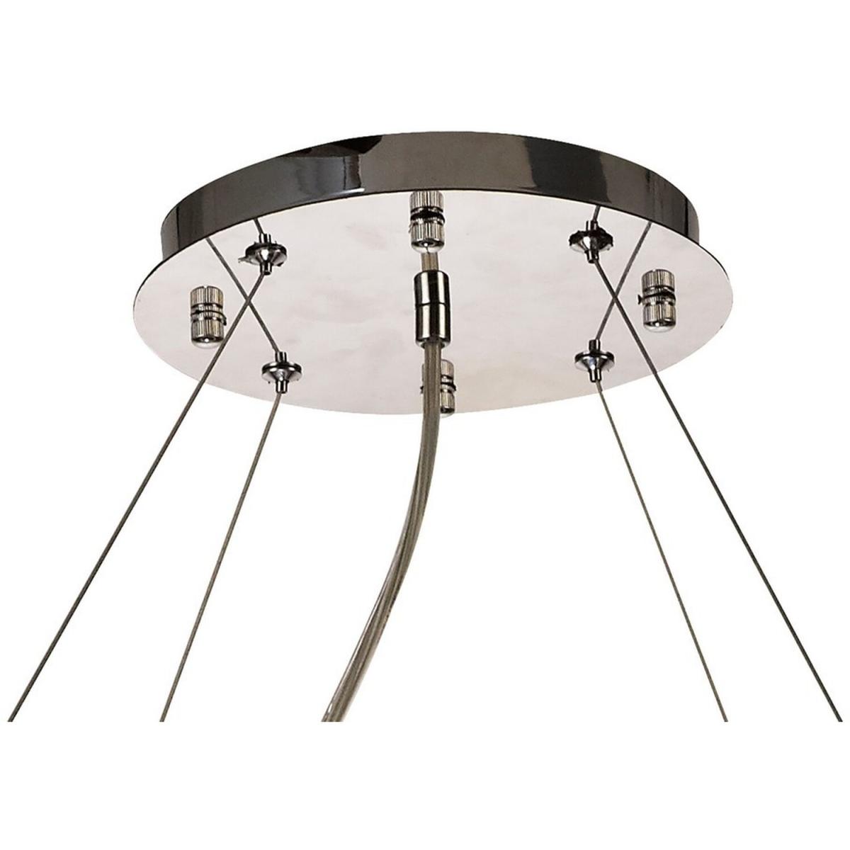 Empire 85cm Ceiling Pendant Chandelier, G9, Polished Chrome, Crystal - Polished Chrome – image 2