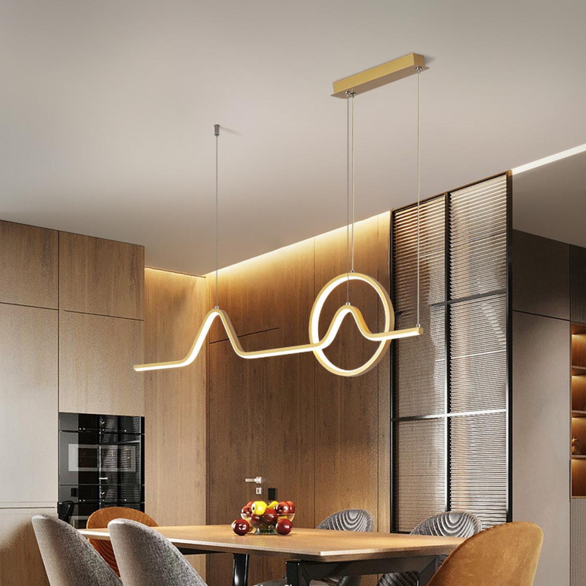 LED Pendant Light - Gold / Dimmable – image 7