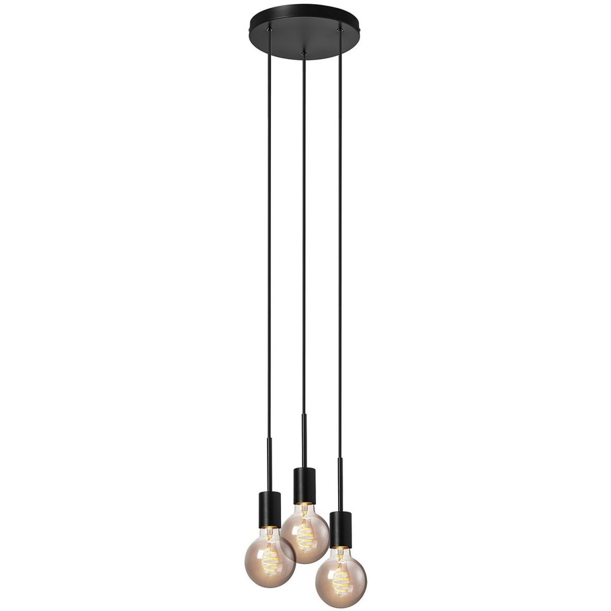 Paco Cluster Pendant Ceiling Light Black, E27 - Black – image 3