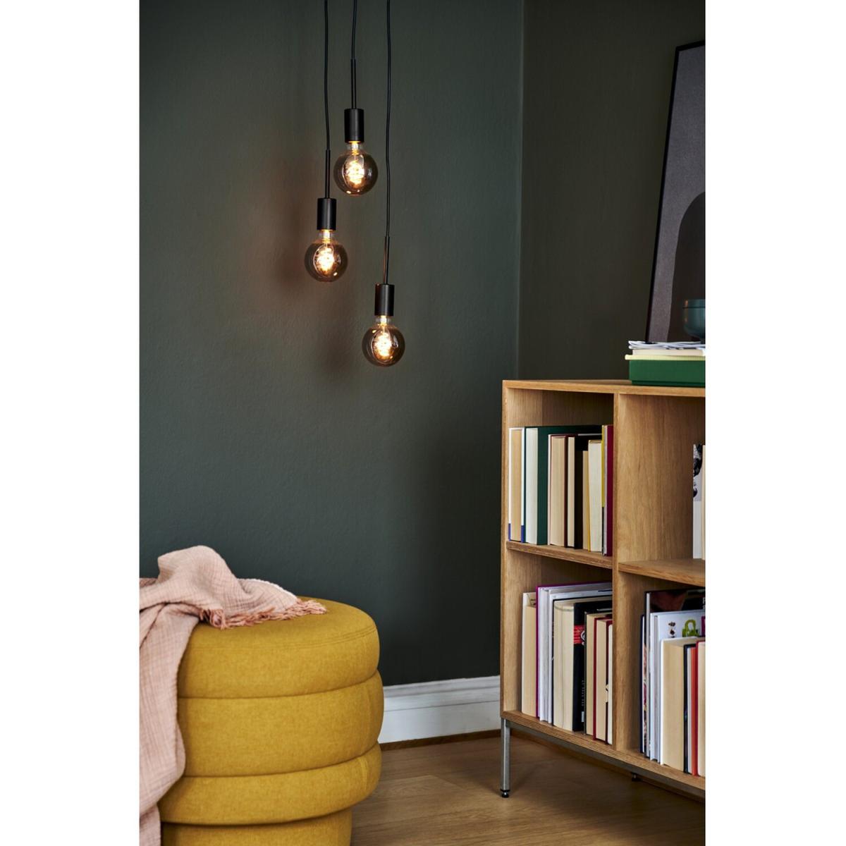 Paco Cluster Pendant Ceiling Light Black, E27 - Black – image 4