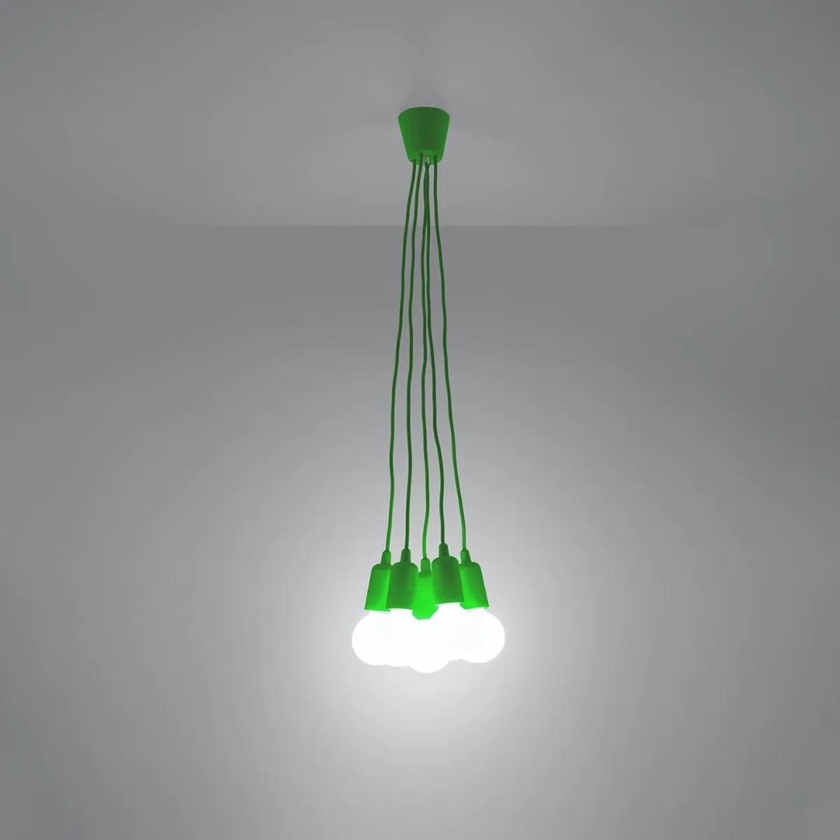 Pendant lamp DIEGO 5 yellow - green – image 3