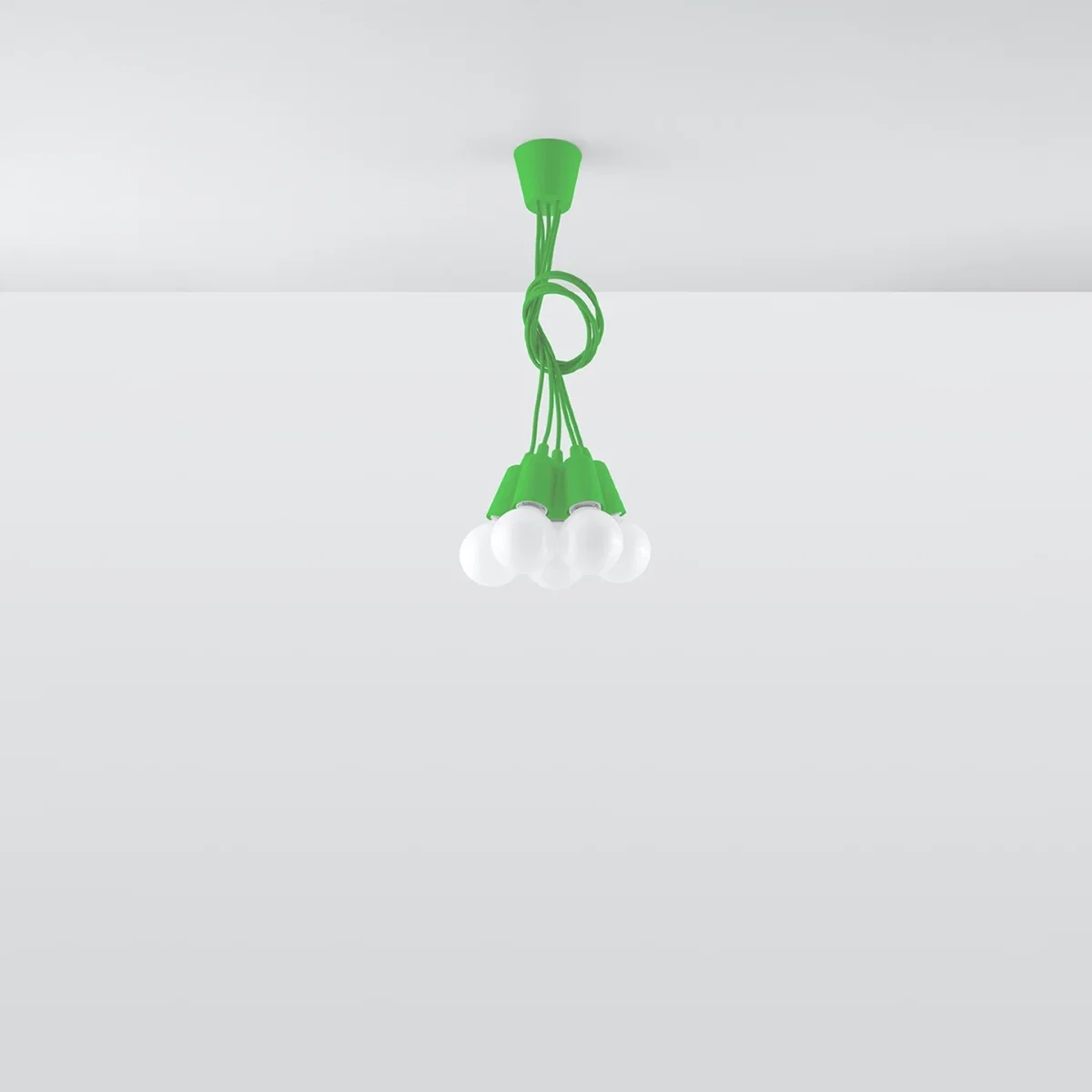 Pendant lamp DIEGO 5 yellow - green – image 5