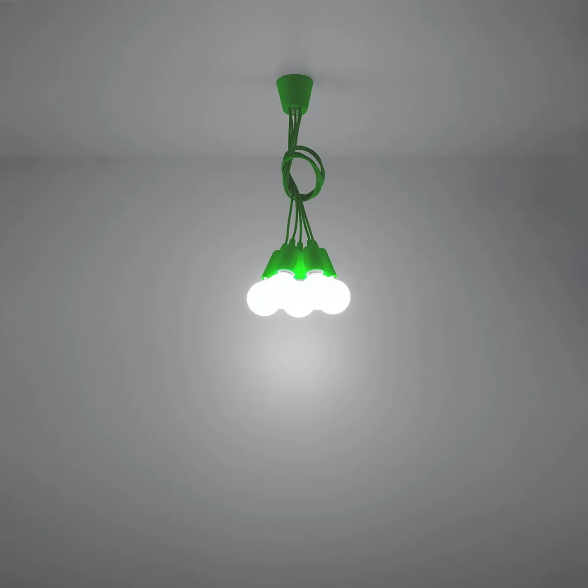 Pendant lamp DIEGO 5 yellow - green – image 6