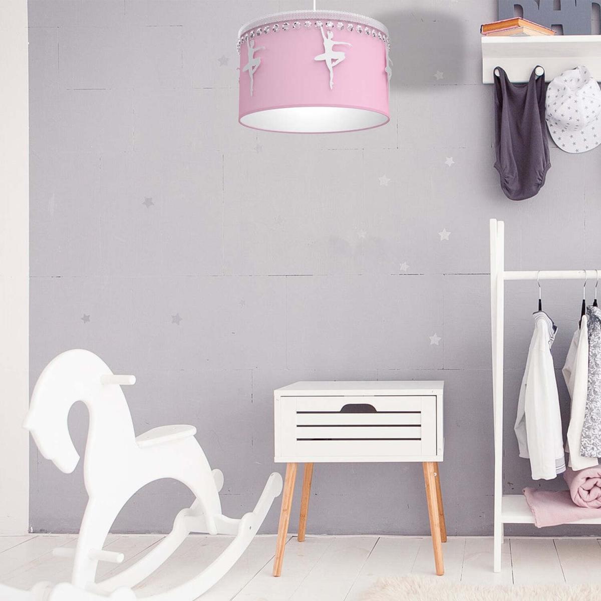 Milagro Pendant Lamp Baletnica Pink 1XE27 - Pink – image 5