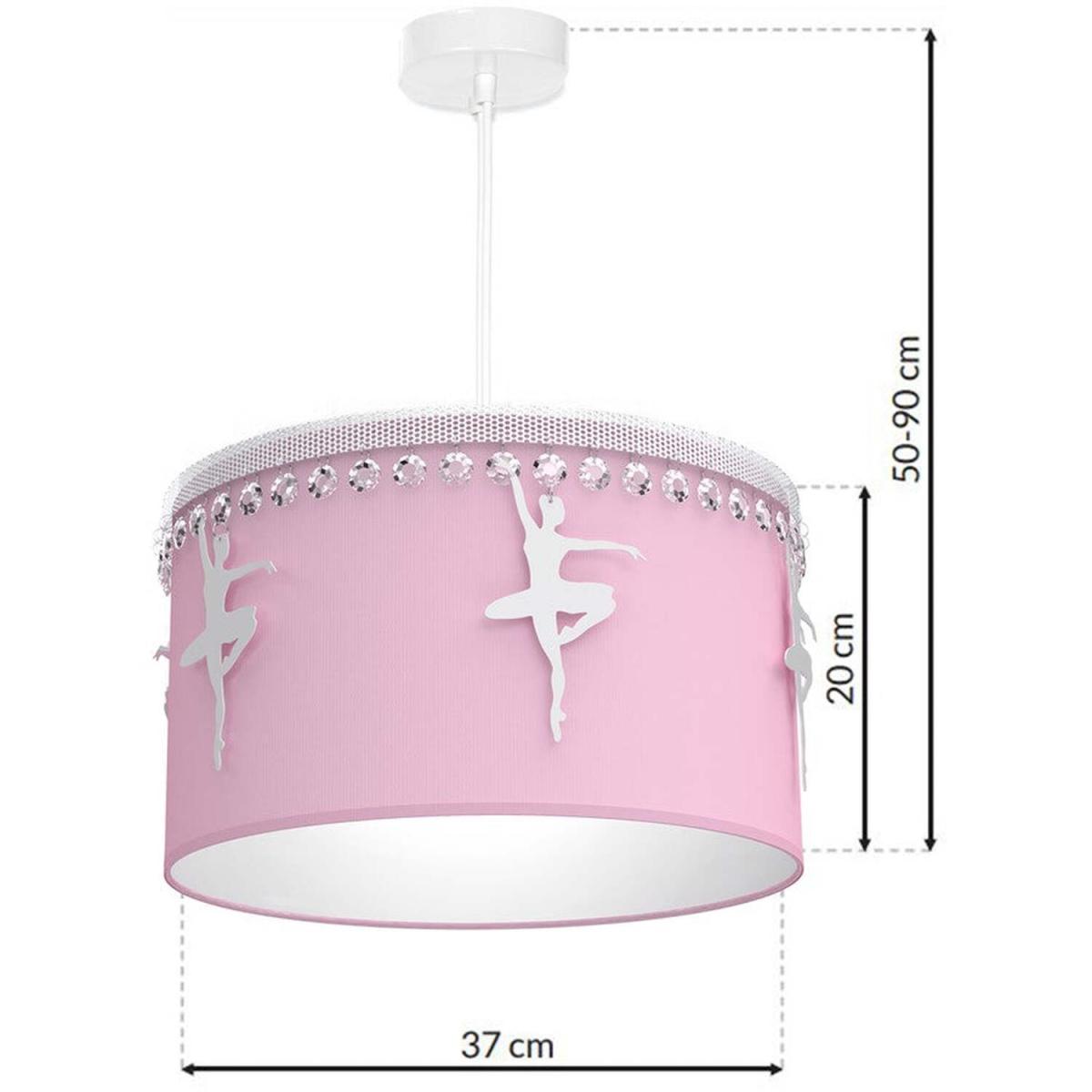 Milagro Pendant Lamp Baletnica Pink 1XE27 - Pink – image 6