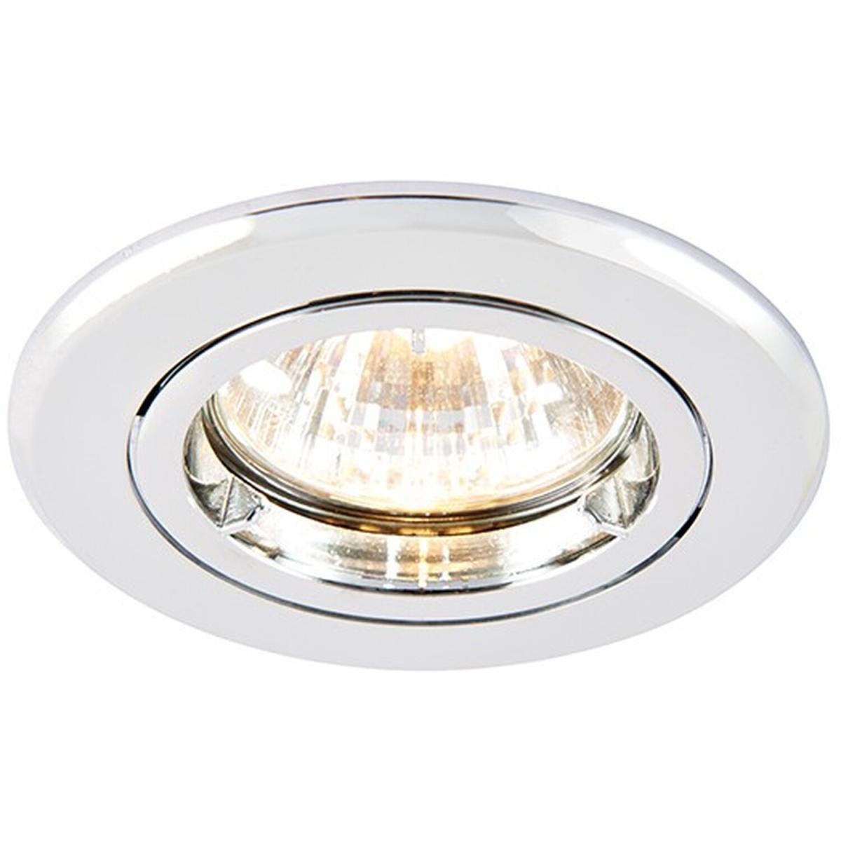 Shieldplus Fire Rated 1 Light Recessed Downlight Chrome Plate, GU10 - Chrome – image 2
