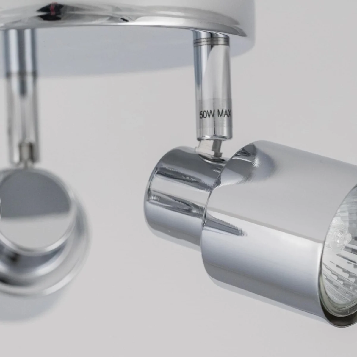 Irwin 3lt Bathroom Ceiling Spotlight - Polished Chrome Plate – image 3