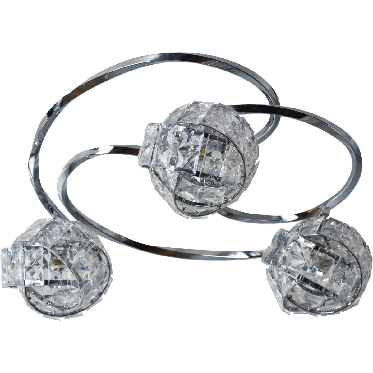 3 Light Jewel Twisted Ceiliing Fitting – image 2