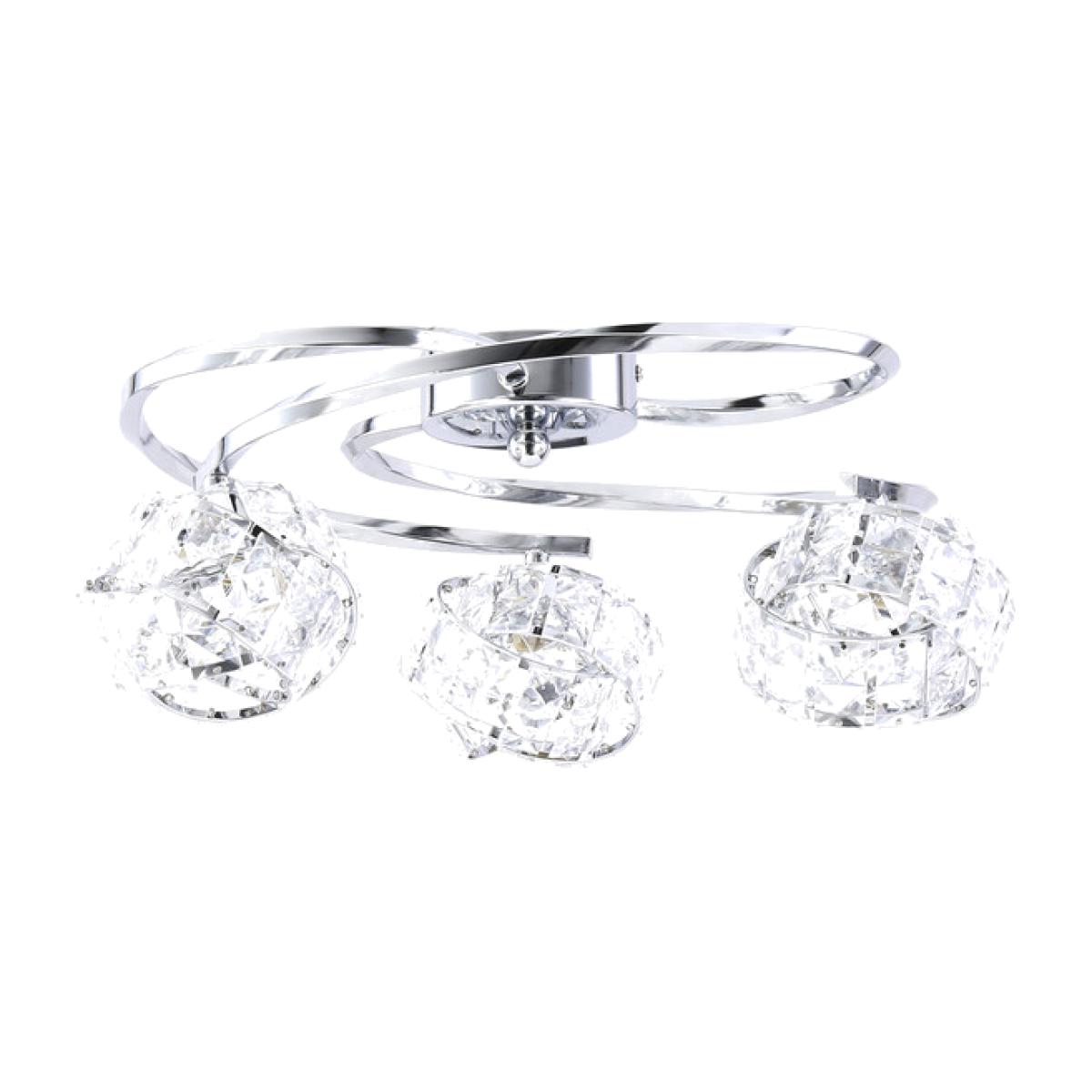 3 Light Jewel Twisted Ceiliing Fitting – image 1