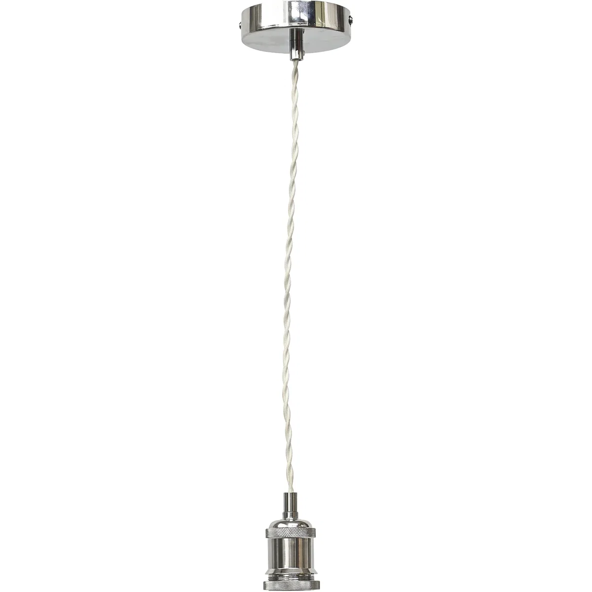 Set Of 2 Flex Chrome Retro Ceiling Pendant Flex Kits - Chrome – image 2