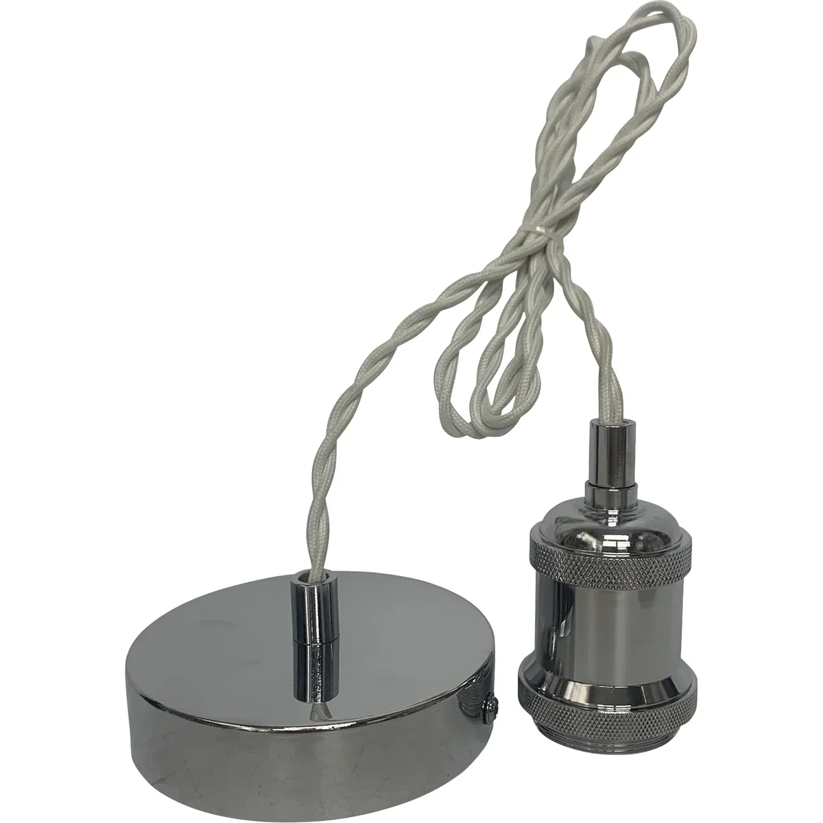 Set Of 2 Flex Chrome Retro Ceiling Pendant Flex Kits - Chrome – image 3