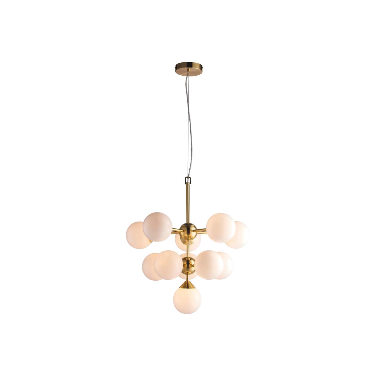 Perfectly Pristine Daltry 11LT Pendant in Gold - sofa.com