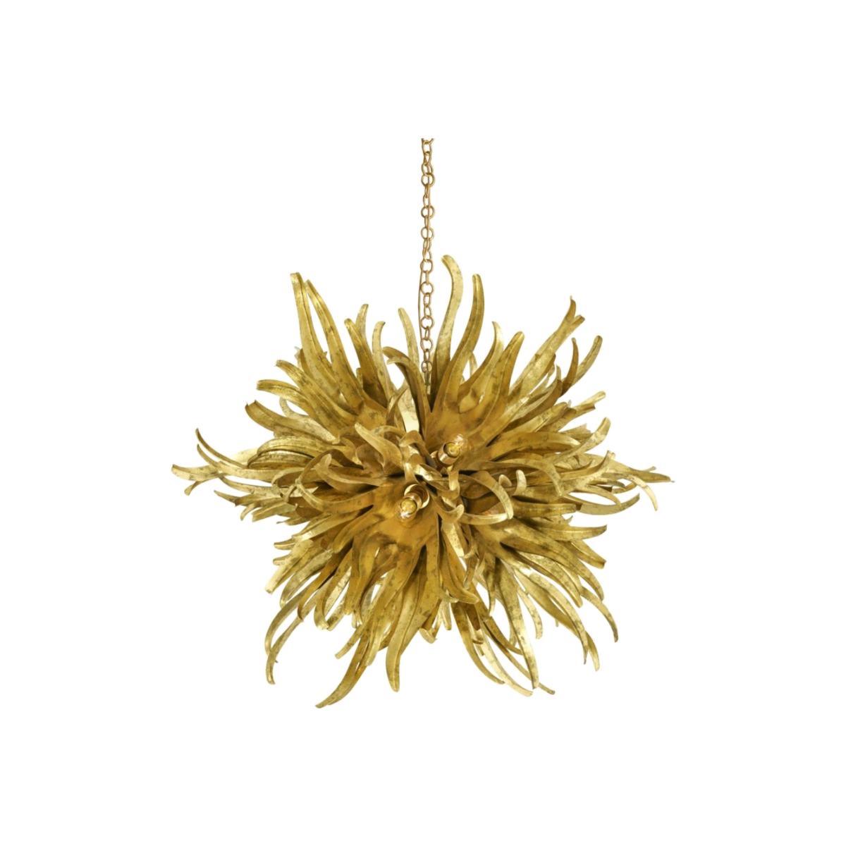Porta Romana I Urchin Chandelier Bodu Gold