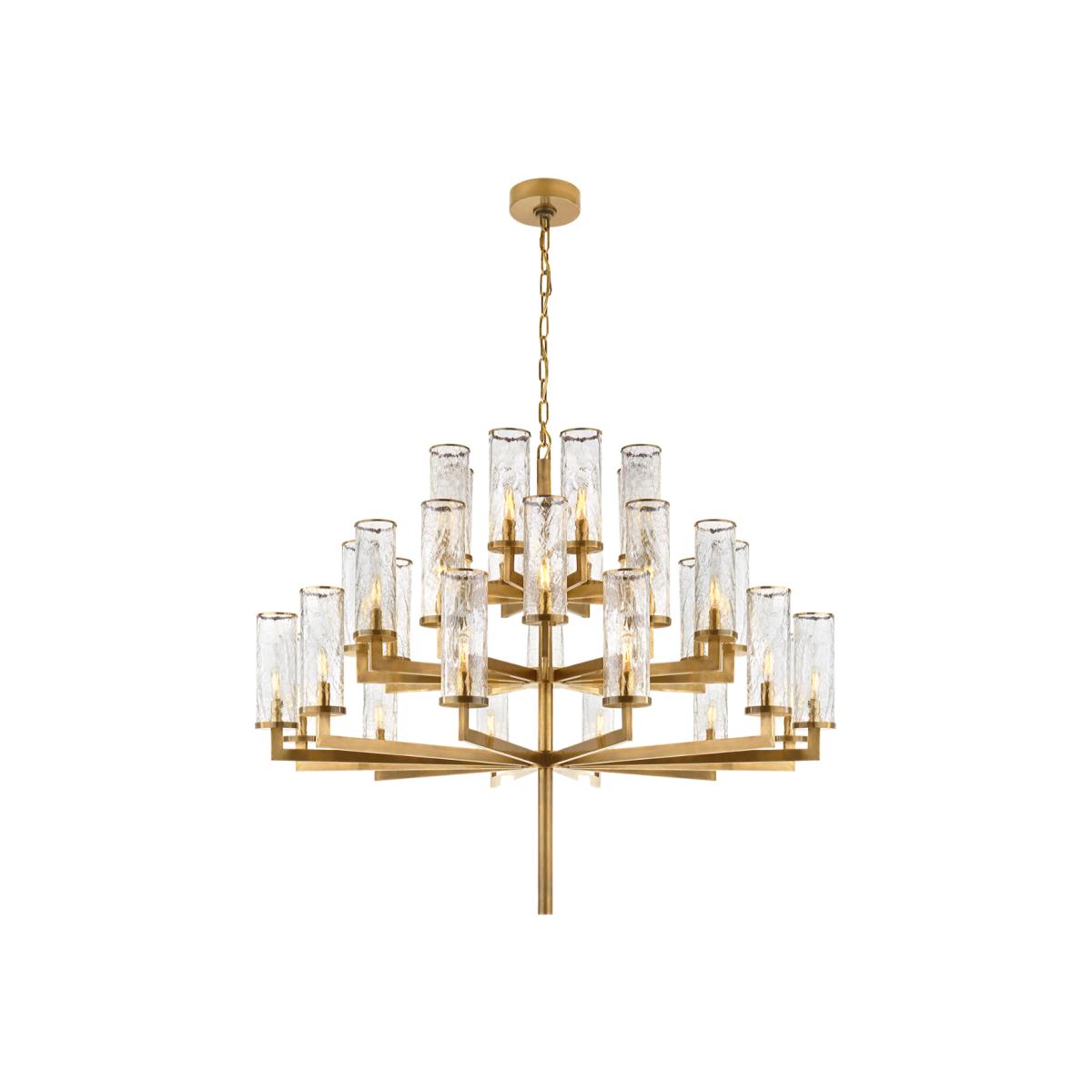Kelly Wearstler | Liaison 3 Tier Chandelier | Antique Brass – image 1