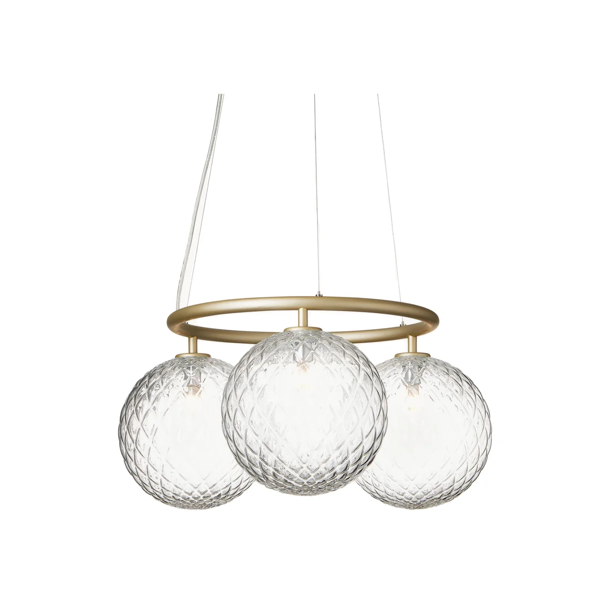 Glass Ball Pendant Light Miira – image 1