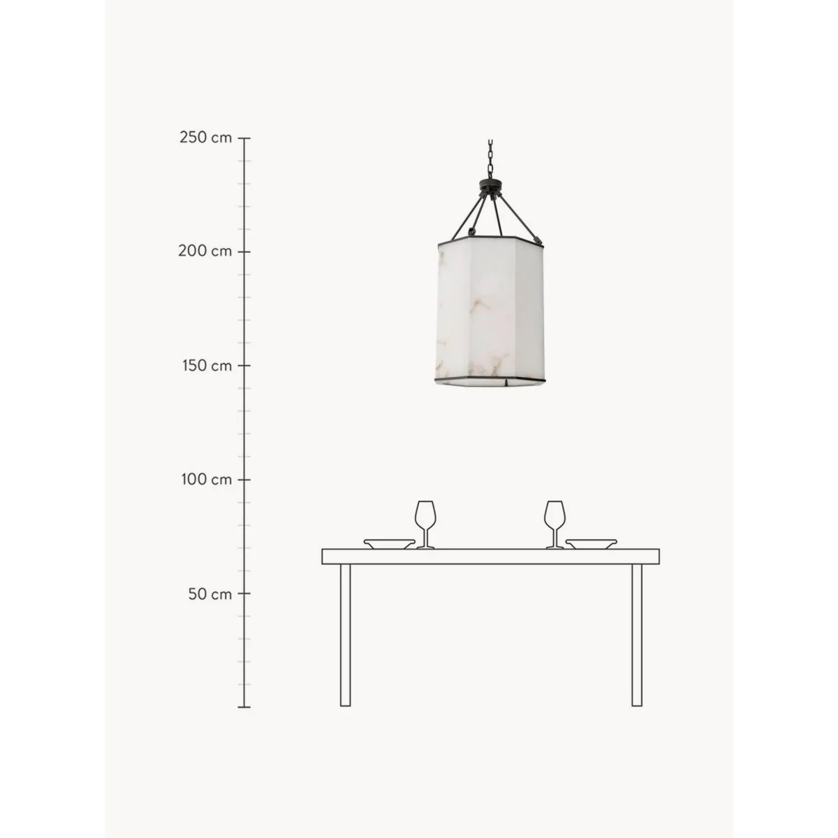 Alabaster Pendant Lamp Victoire – image 5